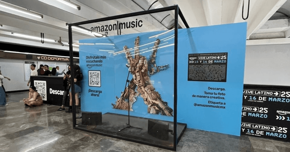 Activación Amazon Music en el Vive Latino 2025 - BTL realizado por Marketing United