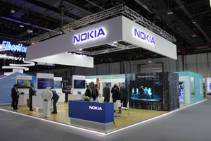 Stand para una expo por marketing united